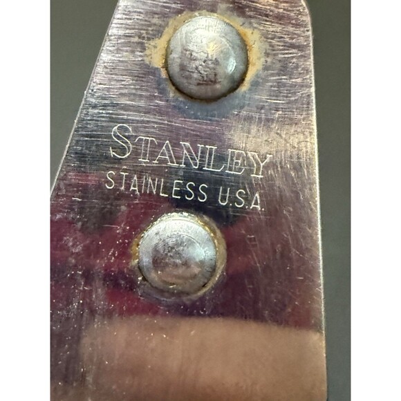 VINTAGE STANLEY STAINLESS U.S.A. 11 1/2" STRAIGHT CAKE SPATULA VERY NICE!! - Picture 4 of 5